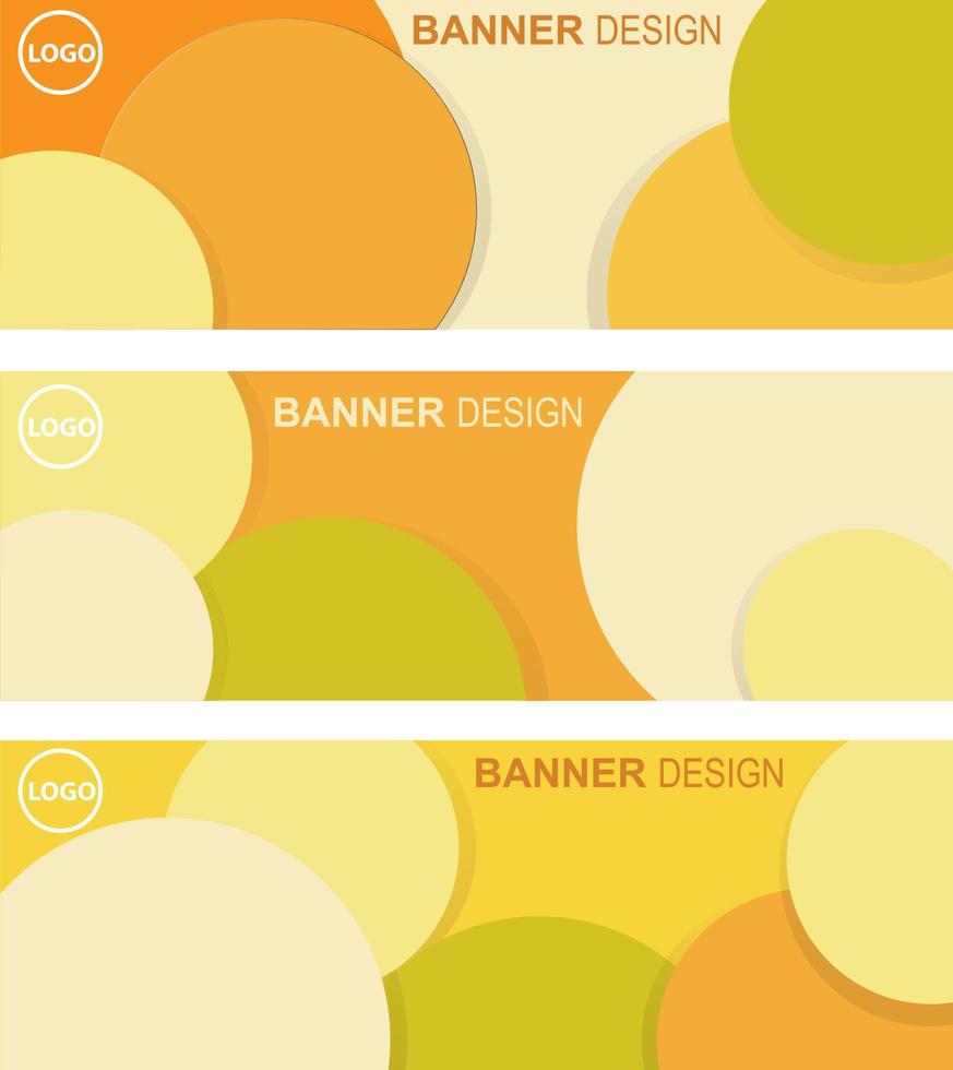 Modern Banner Design. Banner Template. Banner sets. vector