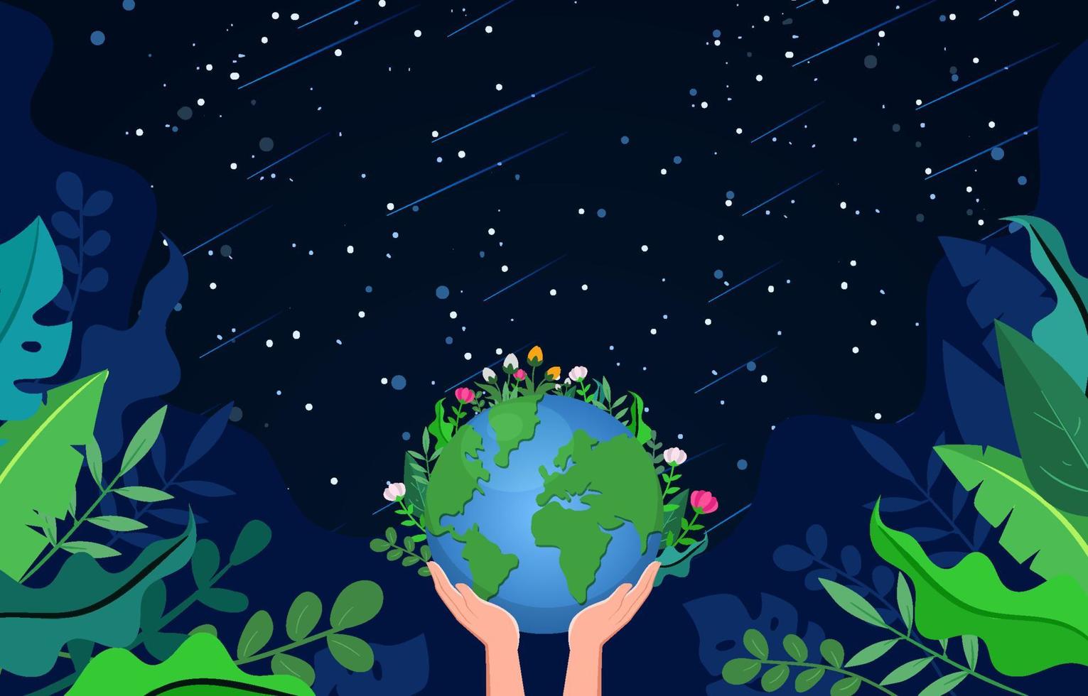 Earth Day Background vector