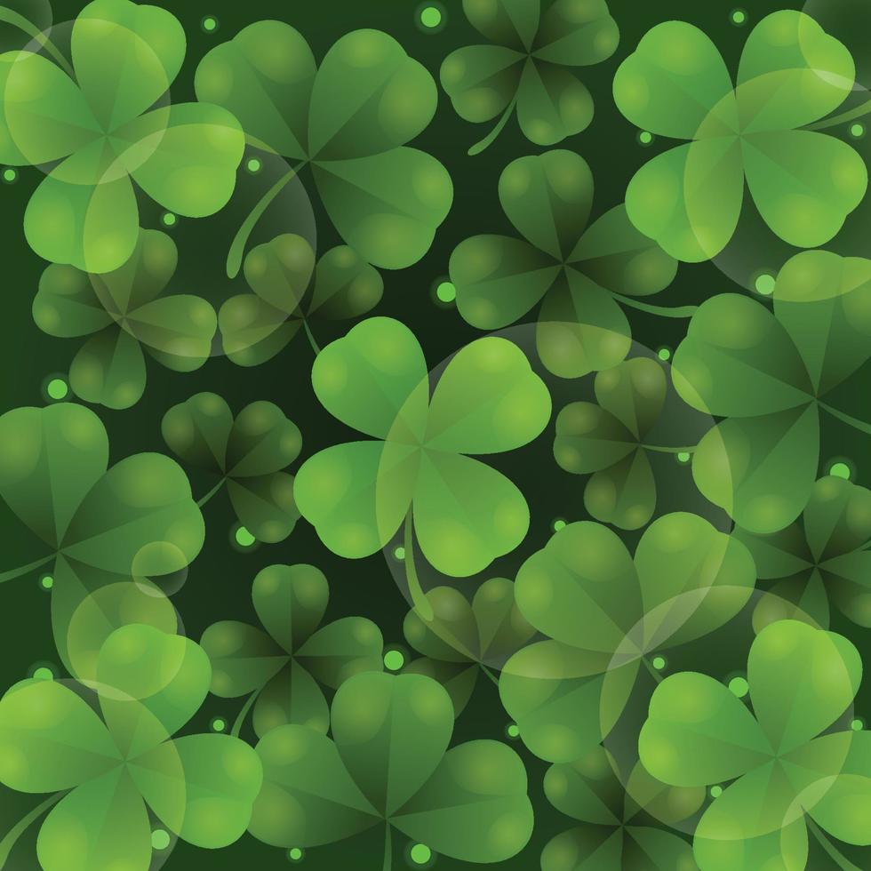 The Clover Background vector