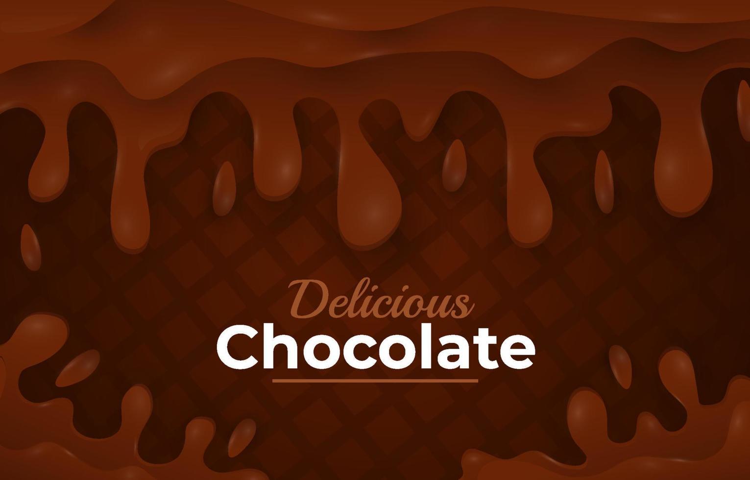 fondo de crema de chocolate negro vector