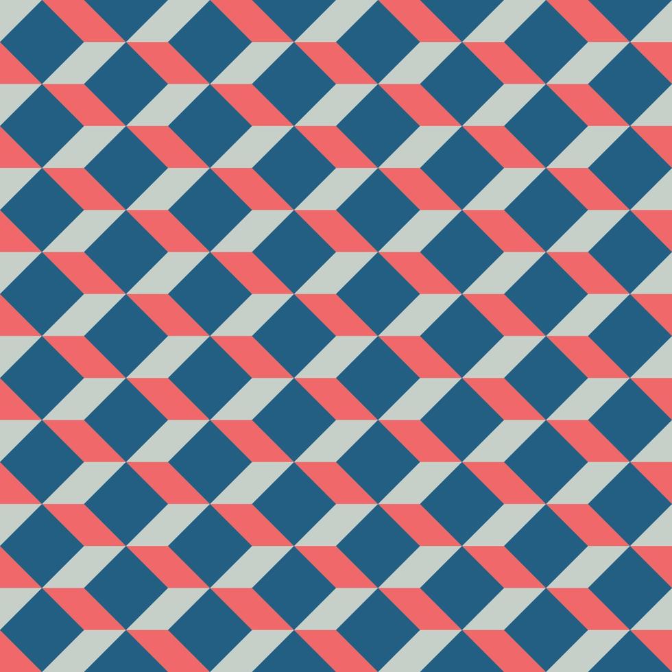 Modern 3D Geometric Pattern vector