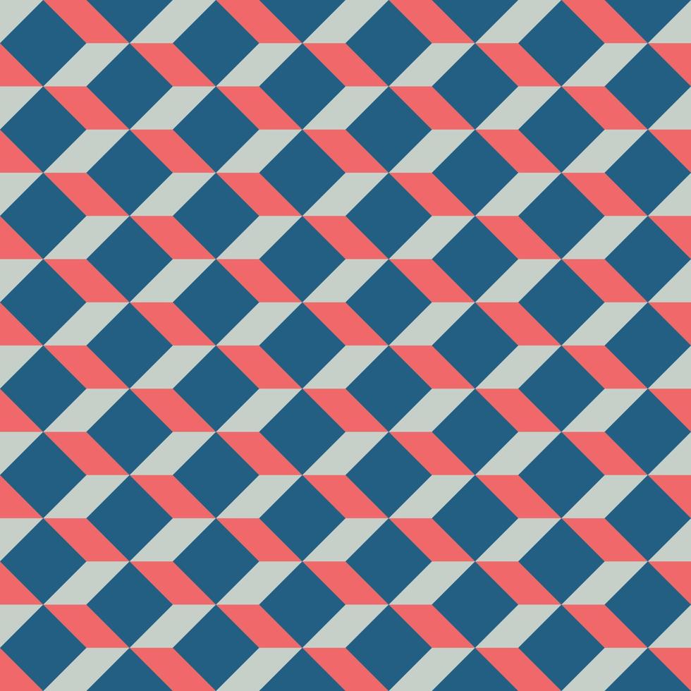 Modern 3D Geometric Pattern vector