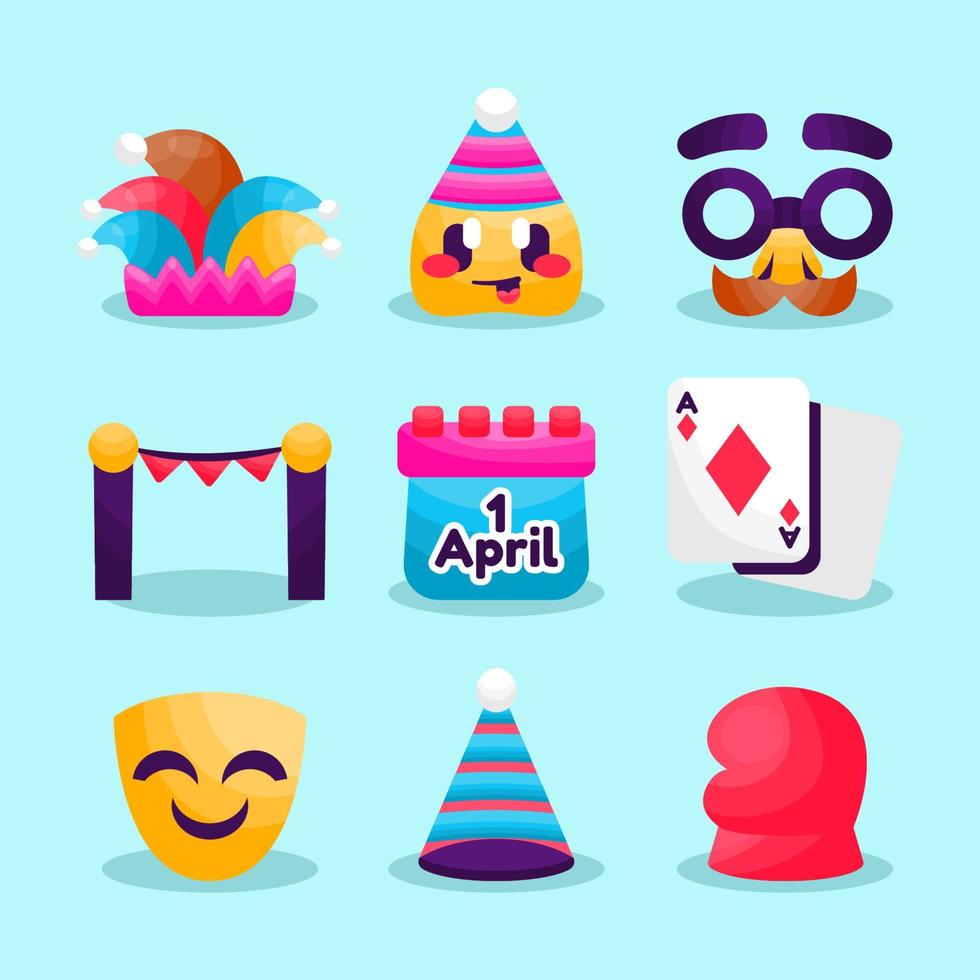 April Fools Day Icon vector