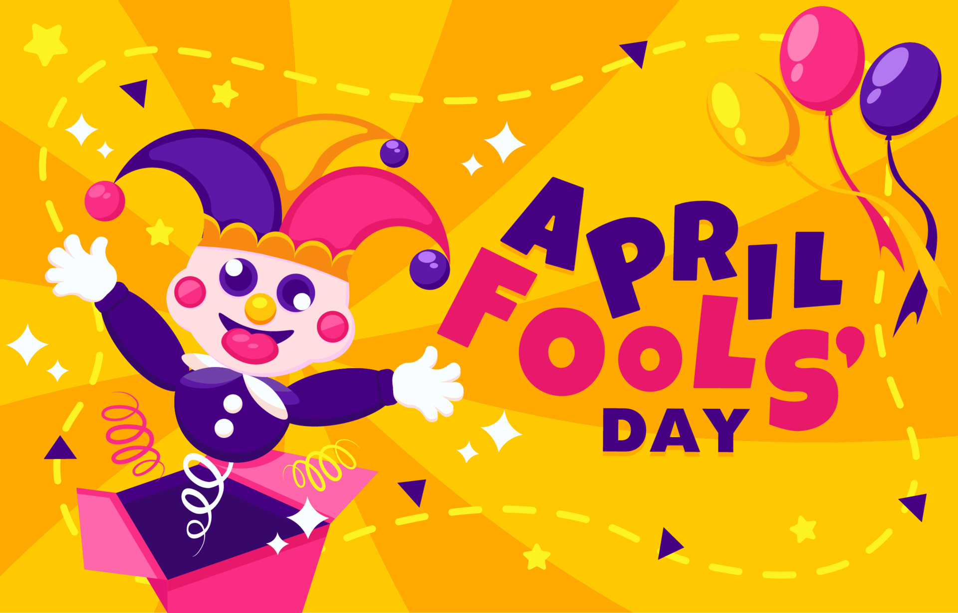 April Fools Day Background 4984610 Vector Art at Vecteezy