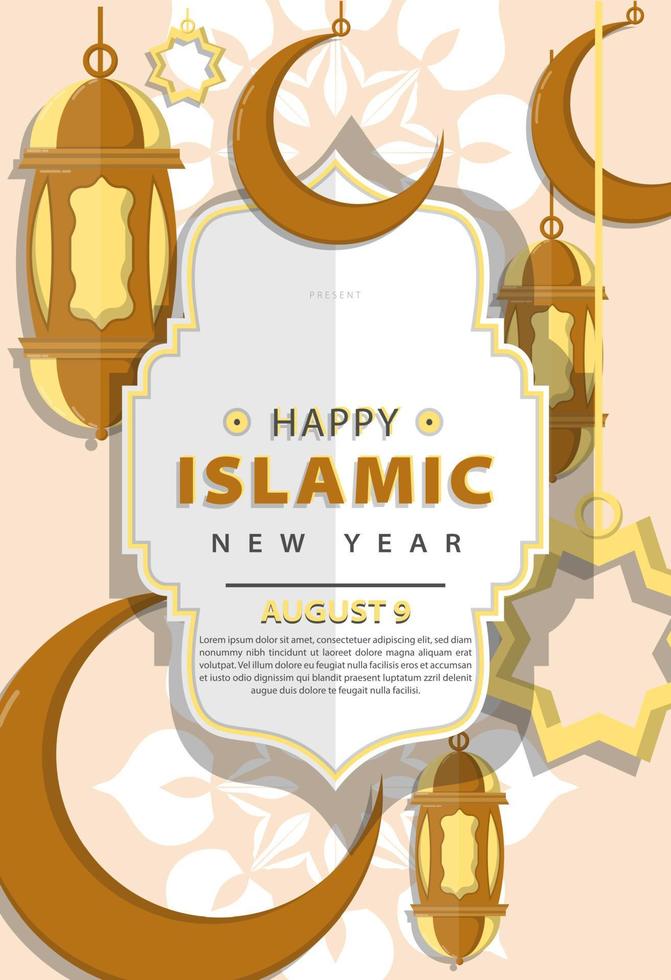 Vector illustration Islamic new year background