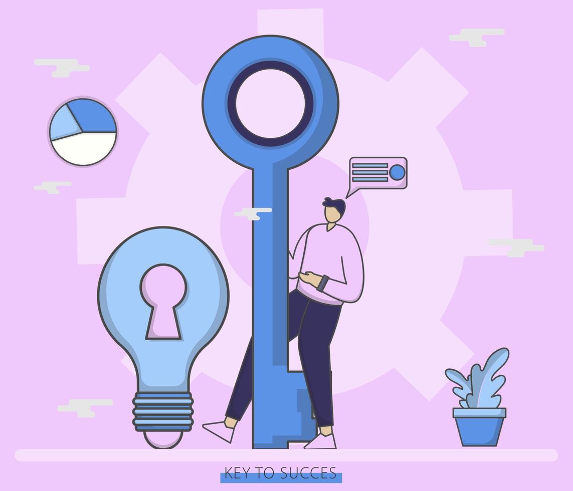 Modern flat design Potential achievement illustration vector