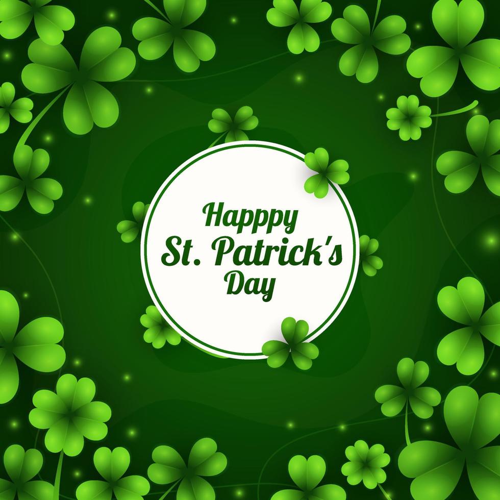 fondo del dia de san patricio vector