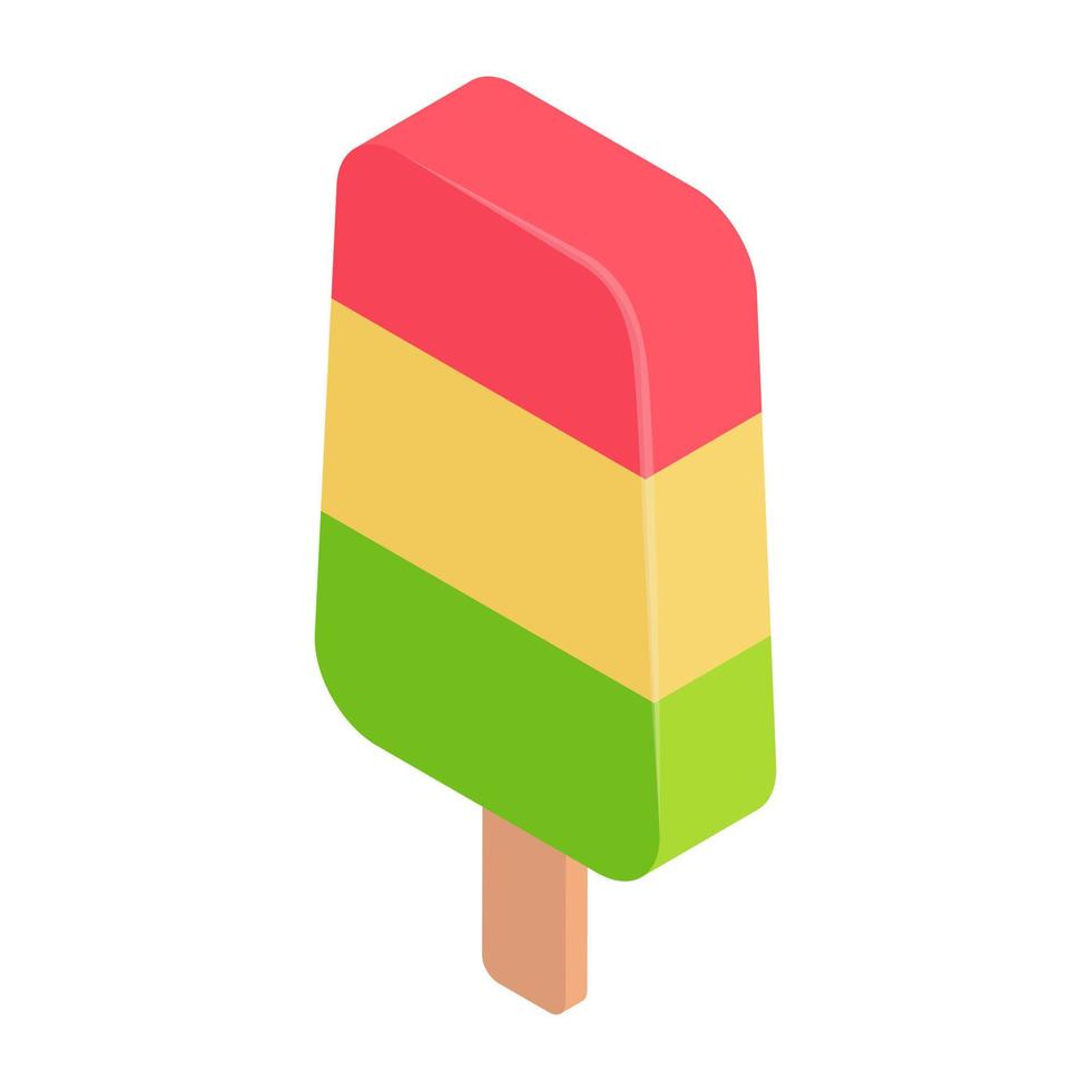 Trendy Popsicle Concepts vector