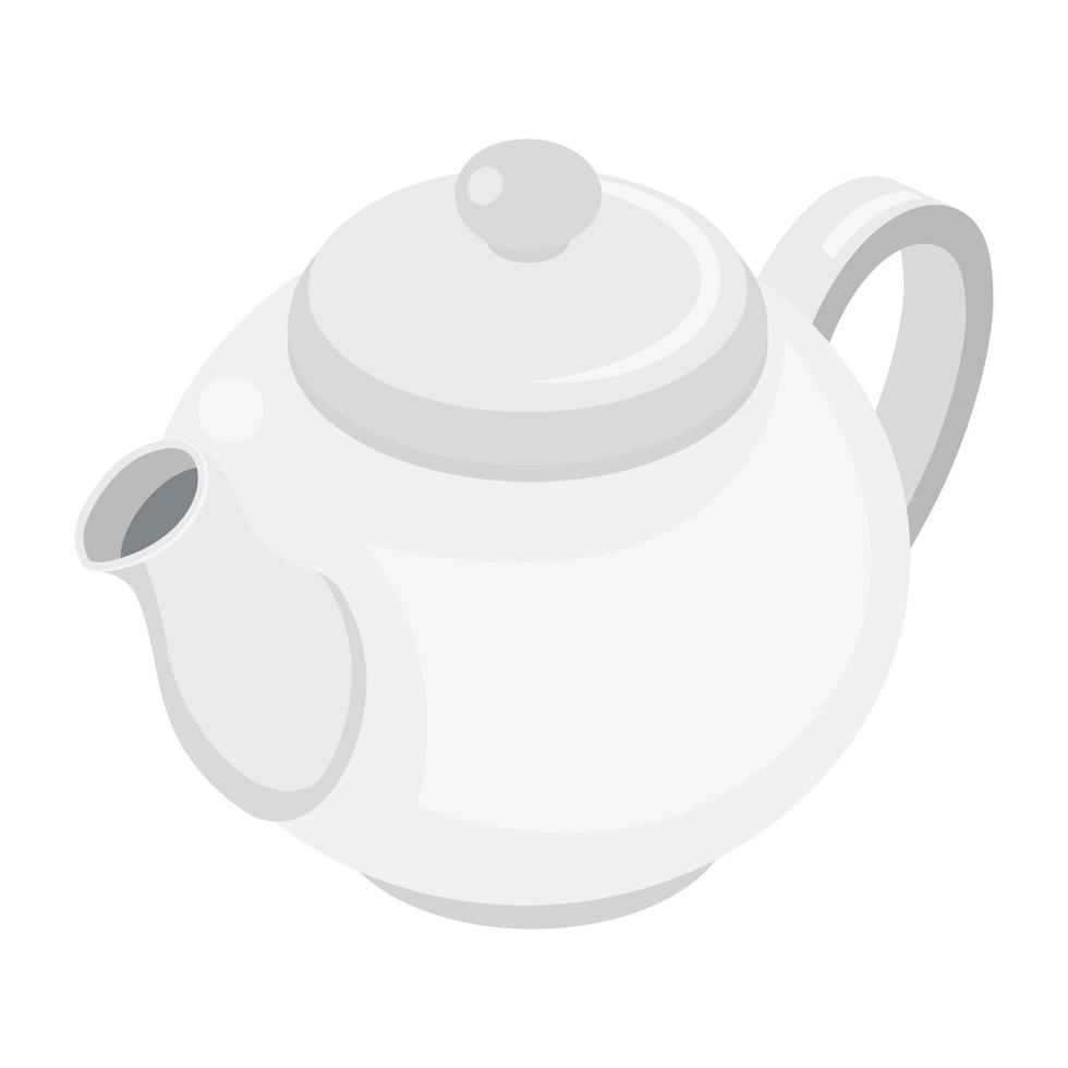 Trendy Teapot Concepts vector