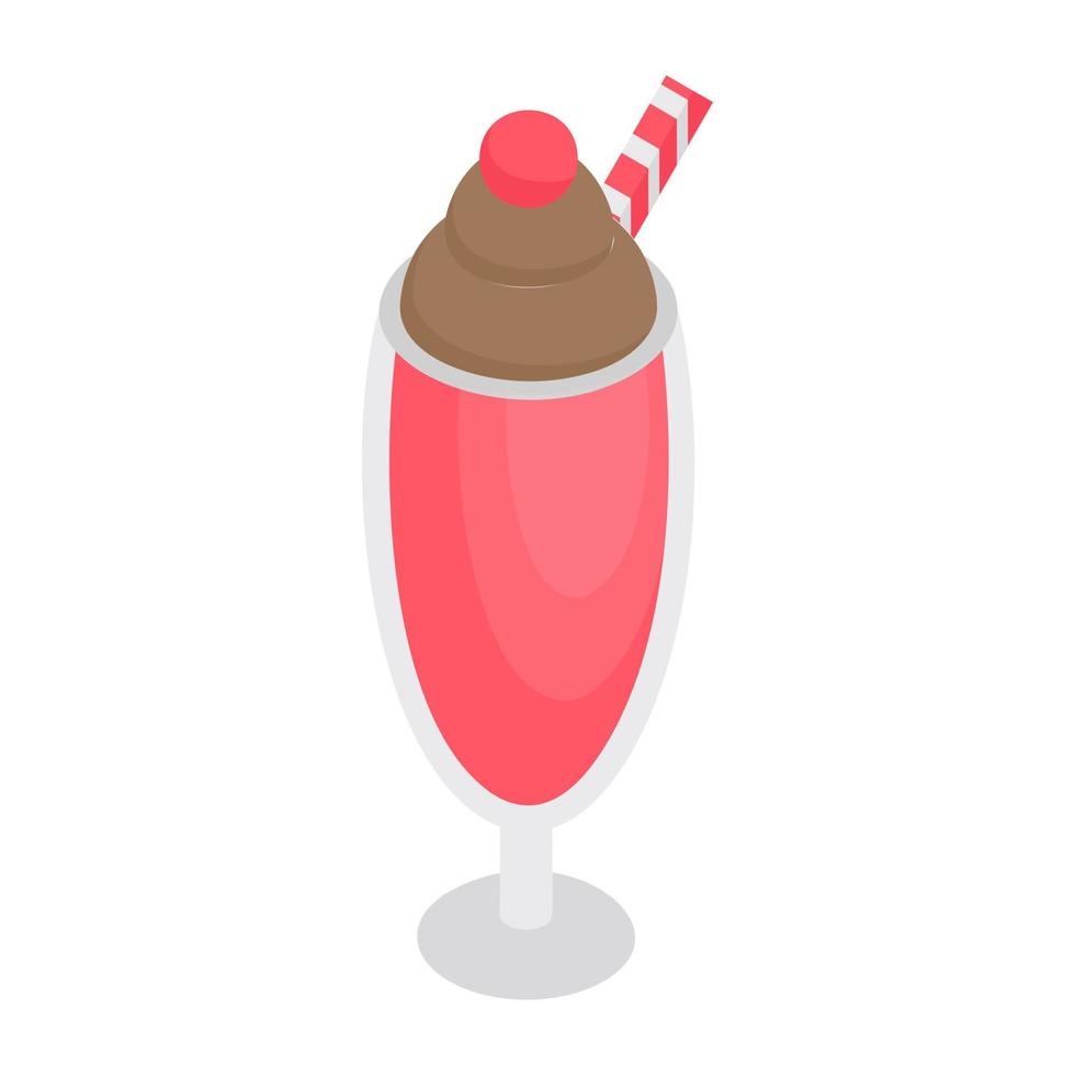 copa de helado vector