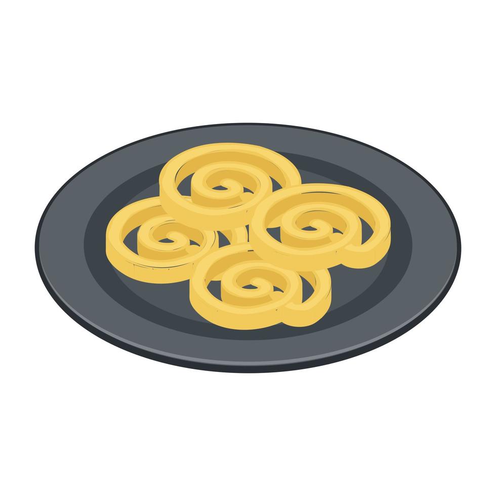 Trendy Pretzel Concepts vector