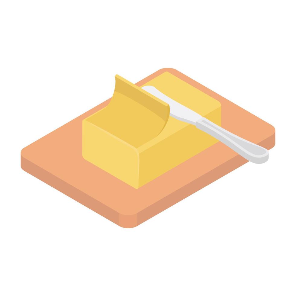 Trendy Butter Concepts vector