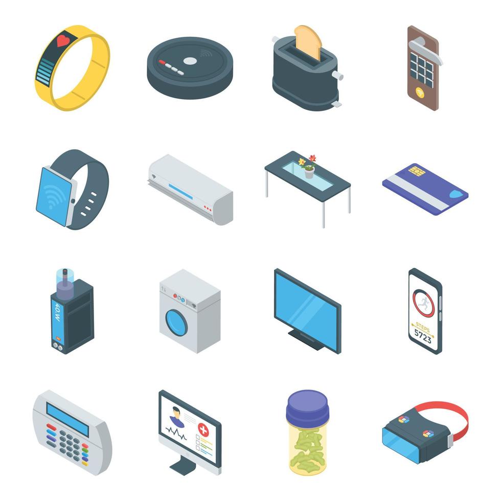 Smart Gadgets Concepts vector