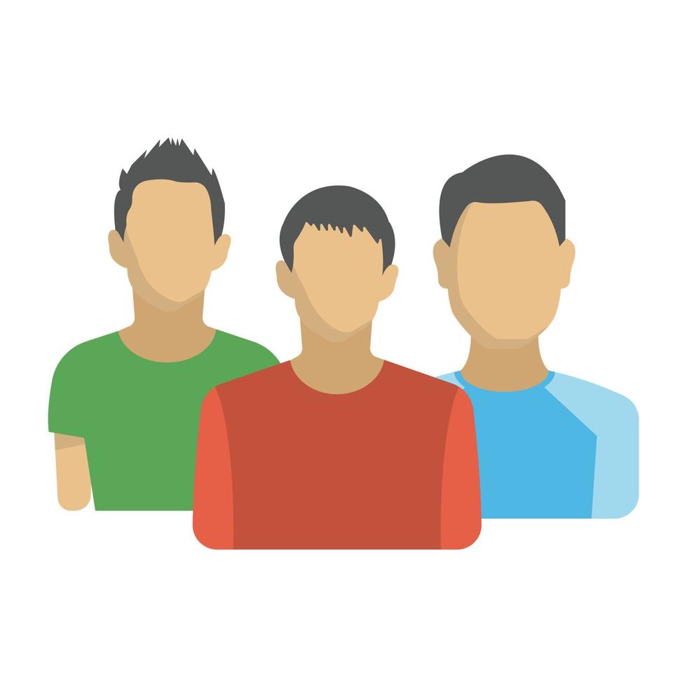 grupo de personas vector