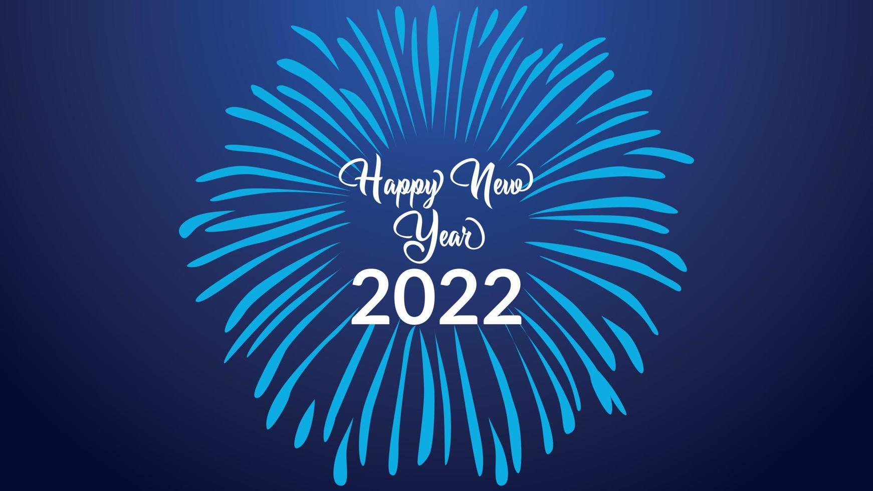 año nuevo 2022. ilustración vectorial de feliz año nuevo vector gratis
