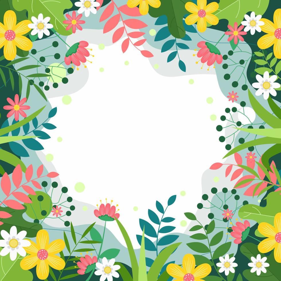 hermoso fondo de primavera vector