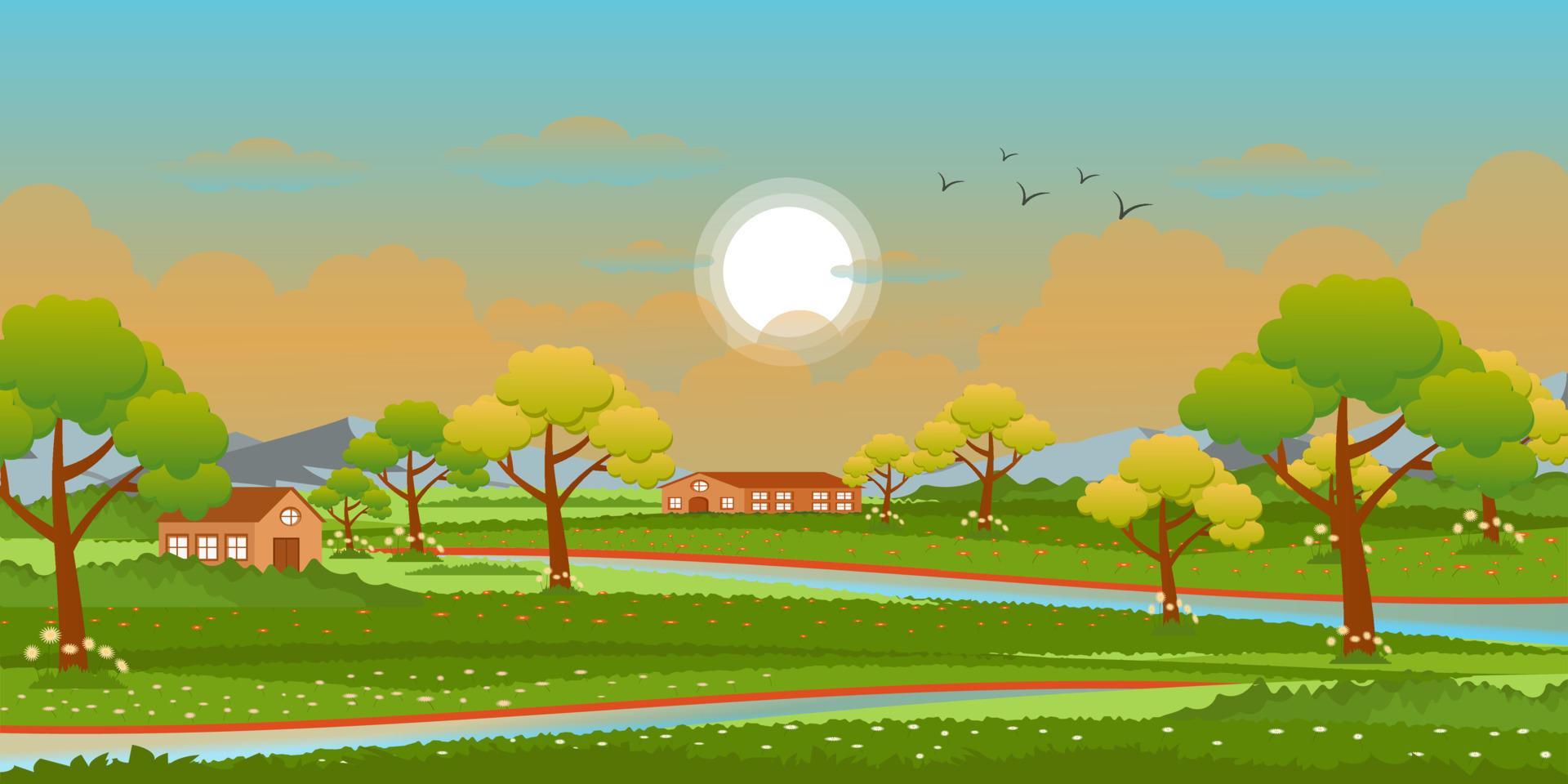 A spring background 4986068 Vector Art at Vecteezy