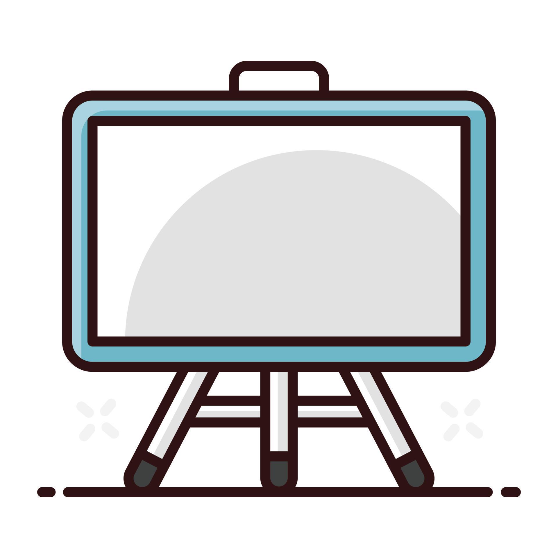 Whiteboard icon design 4986094 Vector Art at Vecteezy