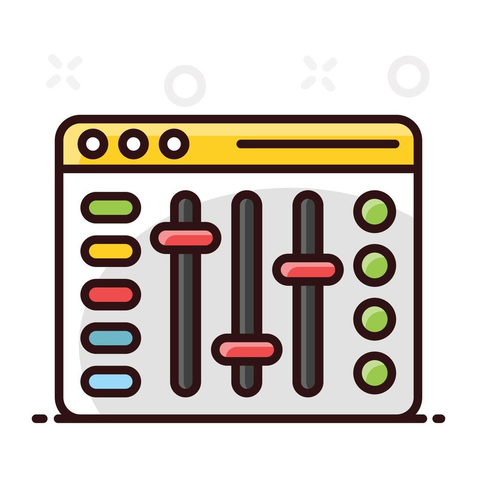 volume equalizer a frequency vector