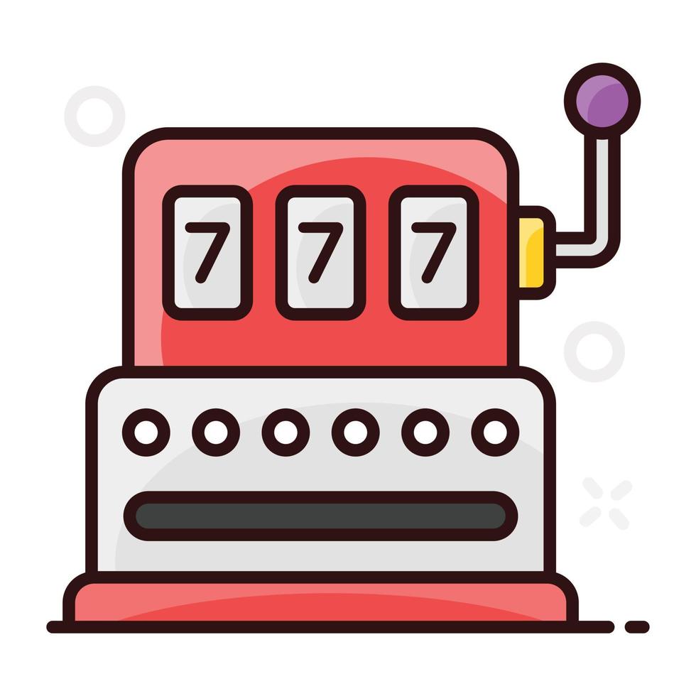 Slot Machine and game vector