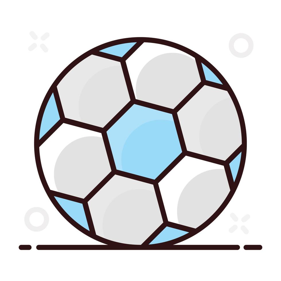 icono de fútbol de moda vector