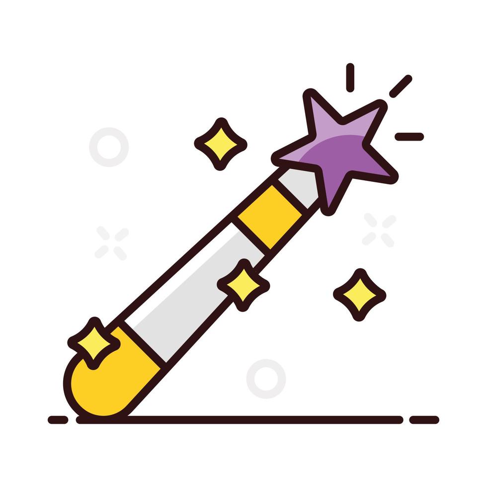 magic wand icon vector