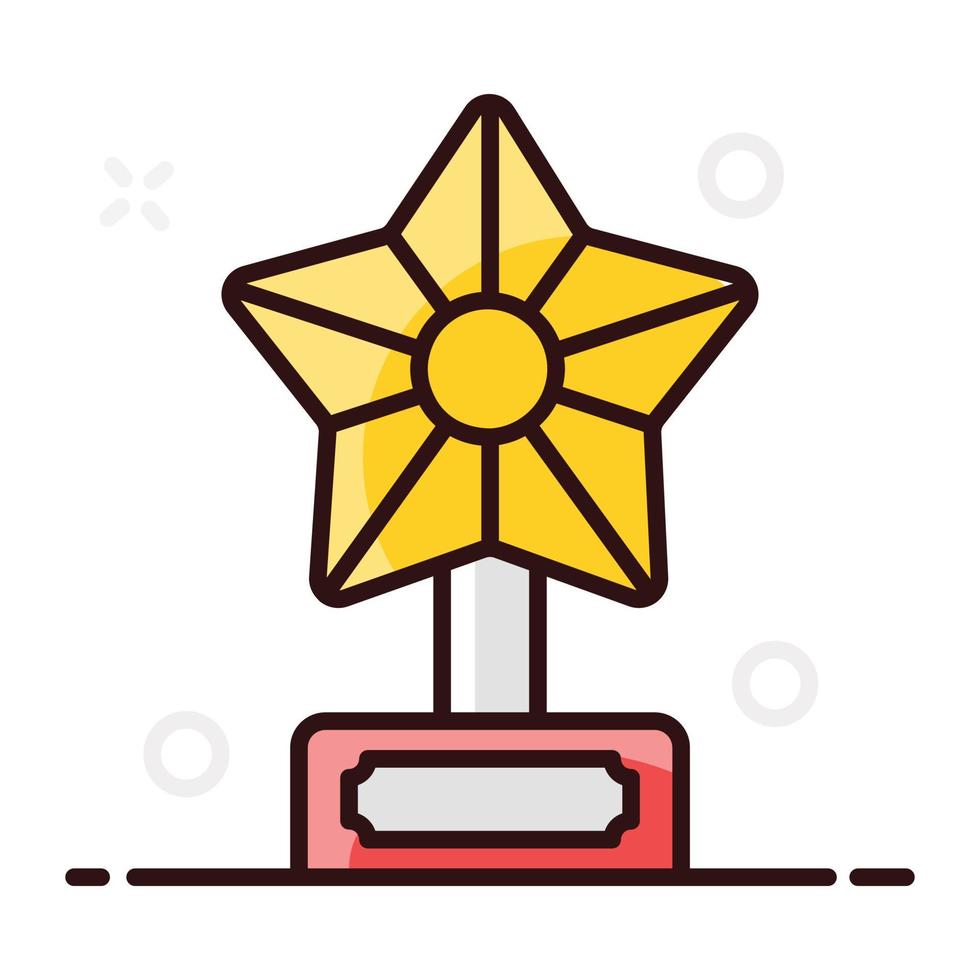 star award in modern vector