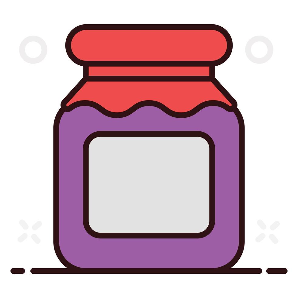 Honey Jar plastic vector