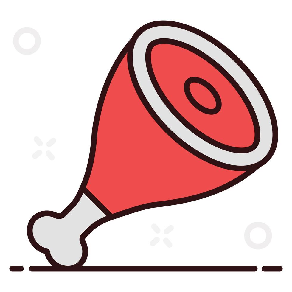 Ham vector of leg piece