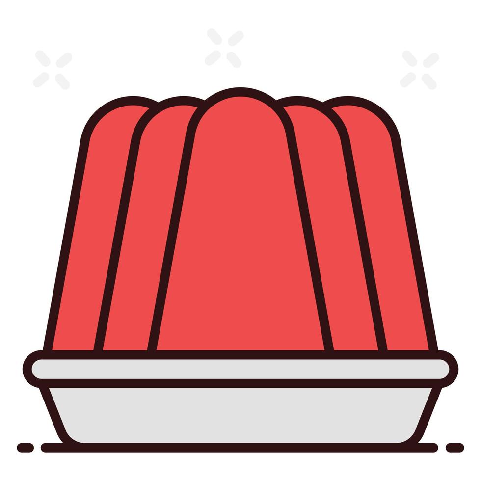 icono de diseño de gelatina vector