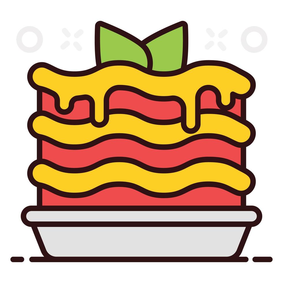 hornear pastel de plancha vector