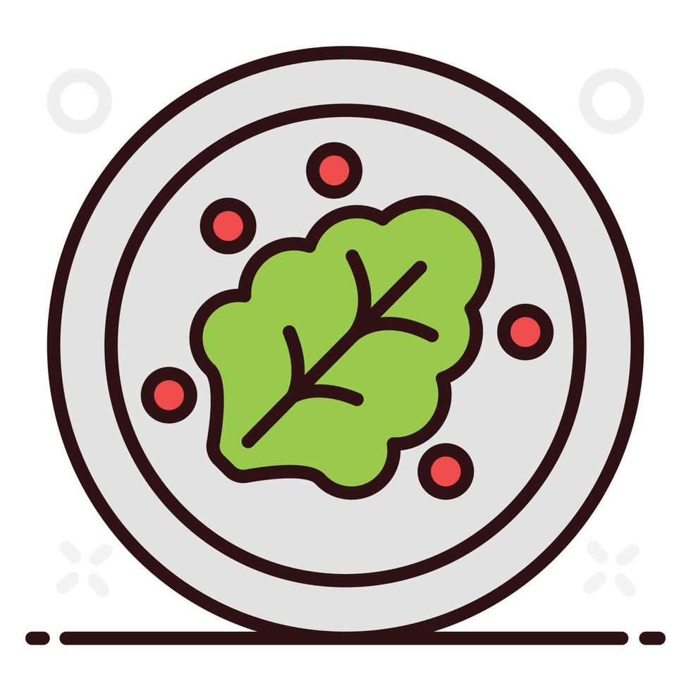 diseño de icono de ensalada de verduras vector