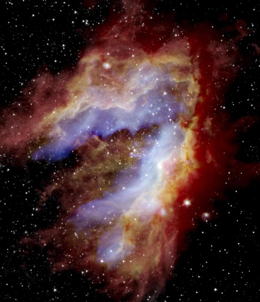 SOFIA Reveals How the Swan Nebula Hatched photo