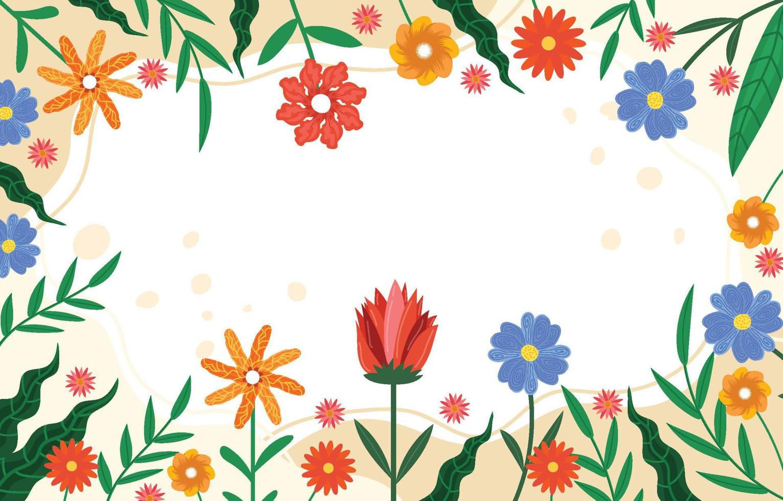 Floral Spring Background vector