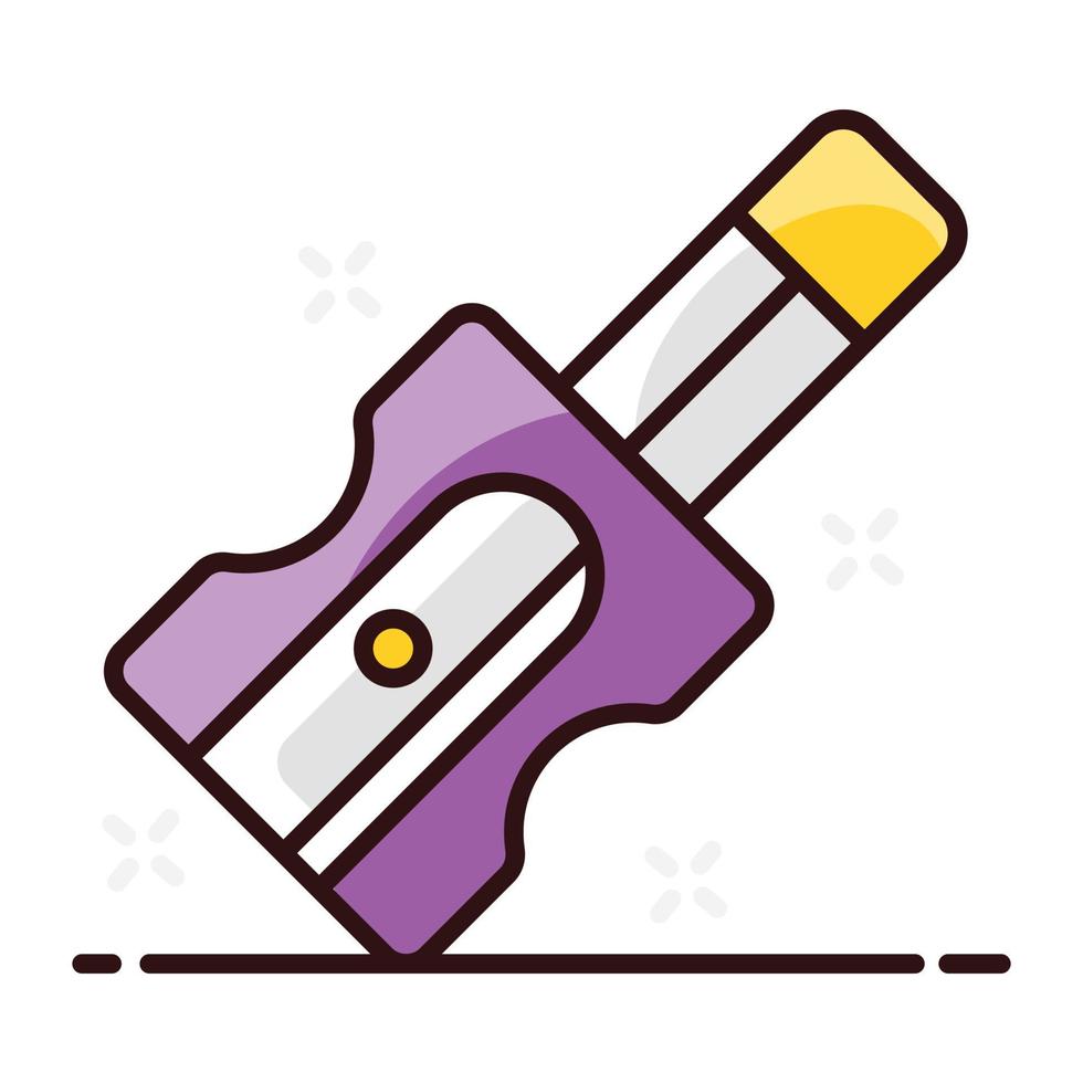 Pencil sharpener icon design vector