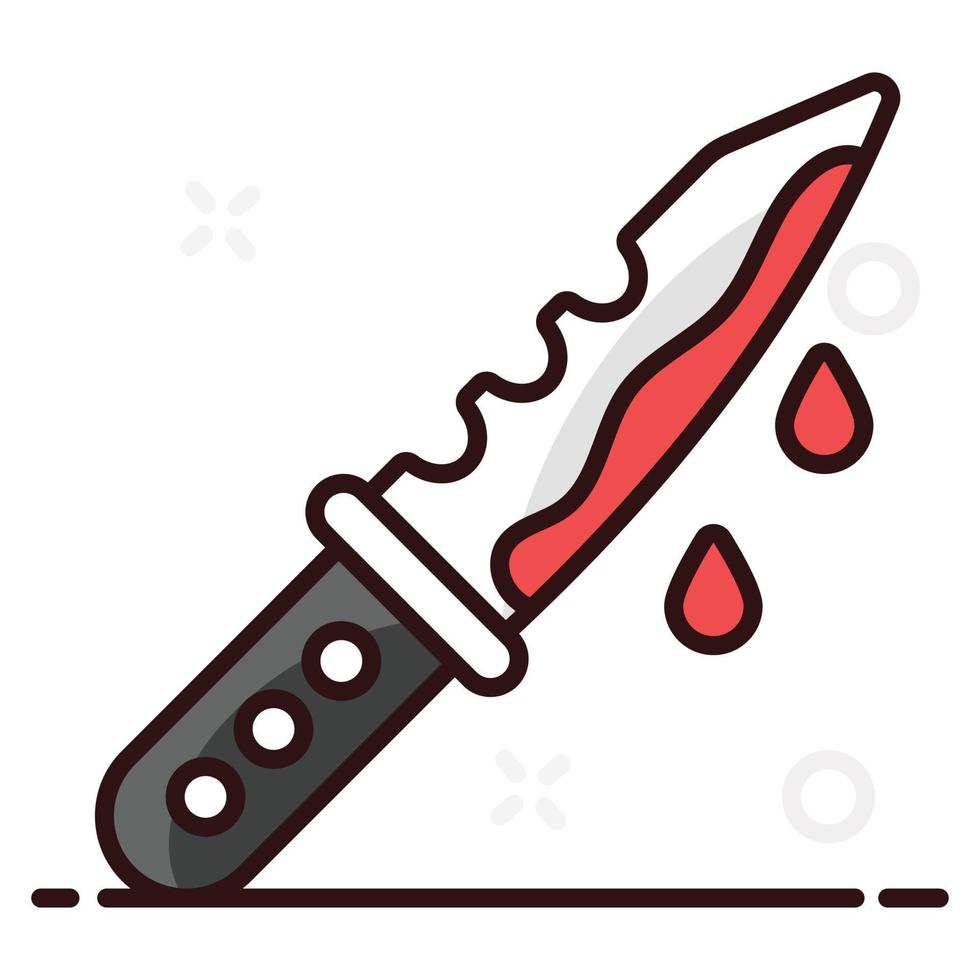 Shaer killer knife vector