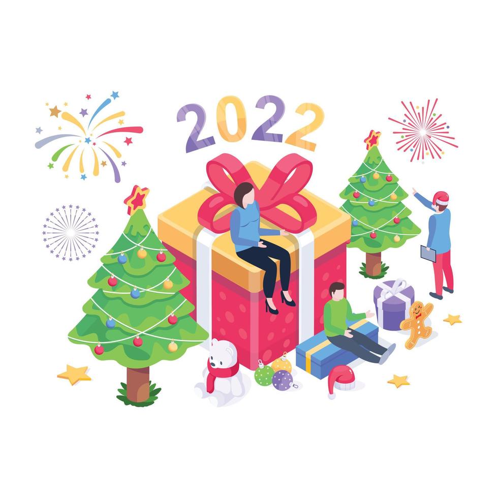 New Year Party vector