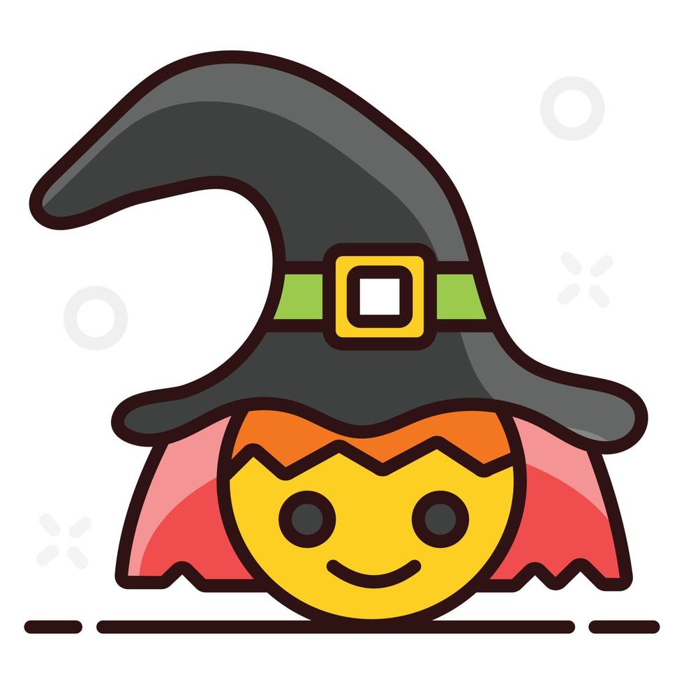 Witch Character face vector