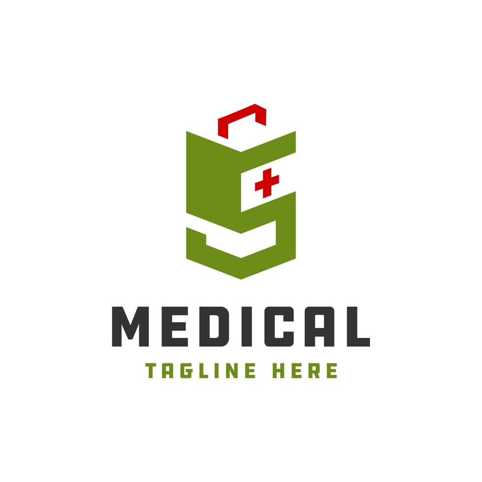 natural health modern logo vector