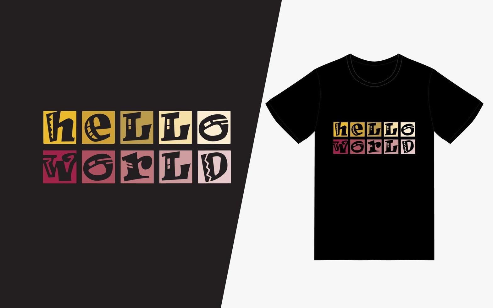 Typography TShirt Design vector