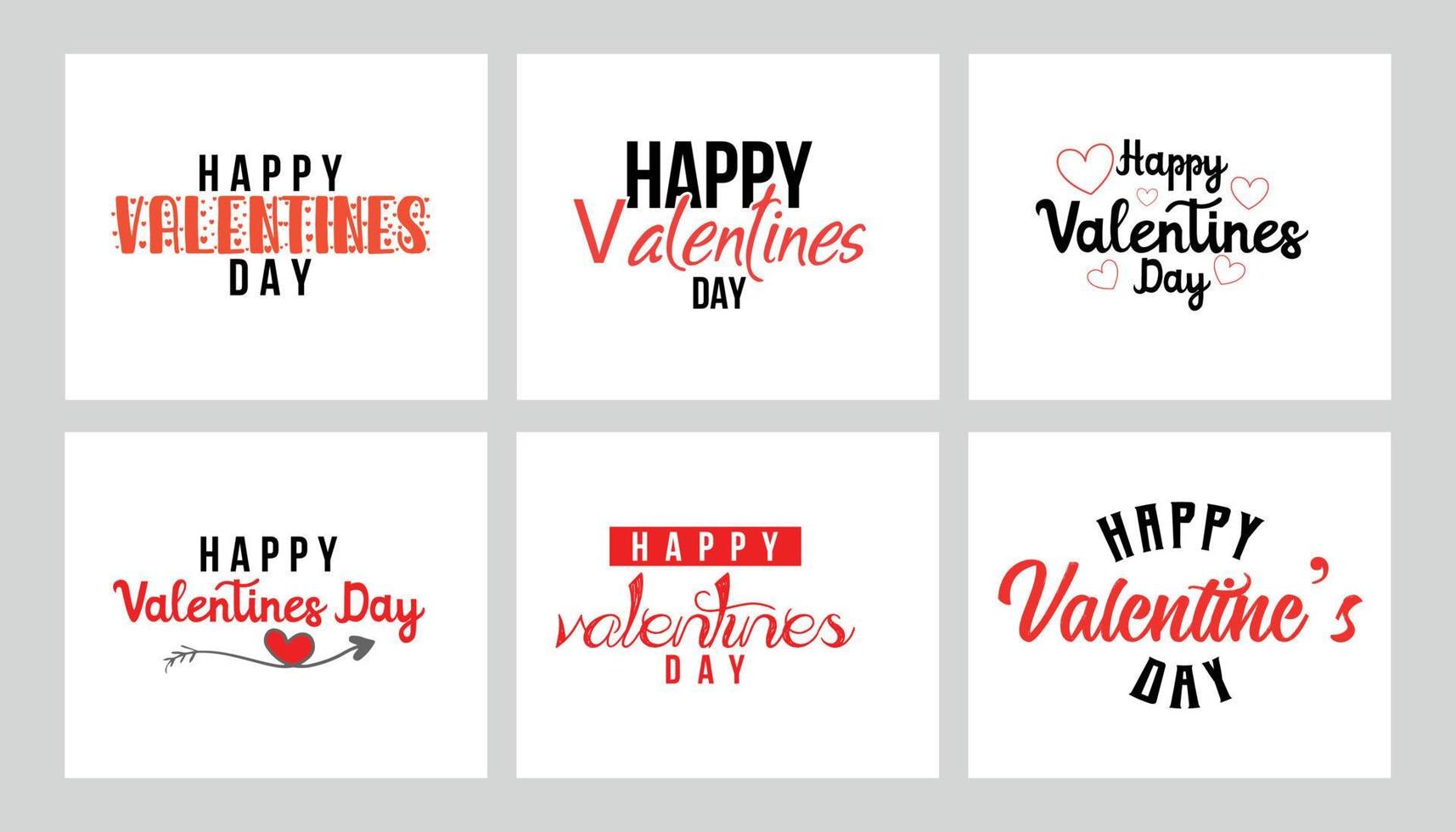 Happy valentine's day background with heart pattern and typography typographic lettering of text. Romantic love wallpaper banner. Quote, phrase and greeting. Vector illustration.