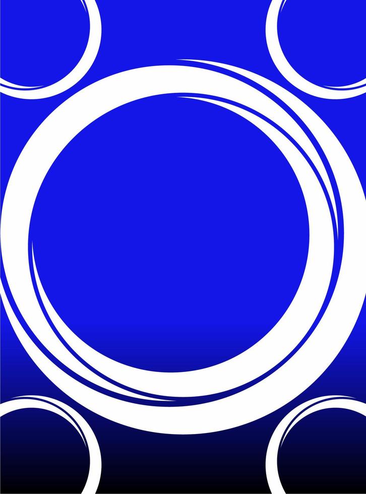 Simple Blue Template vector