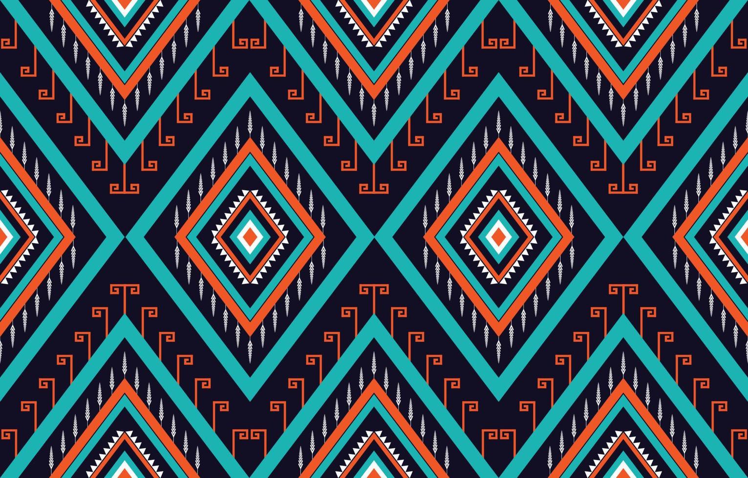 Ethnic pattern traditional background seamless pattern native Mexican textiles for print, fabric, carpet, batik, vector illustration embroidery style