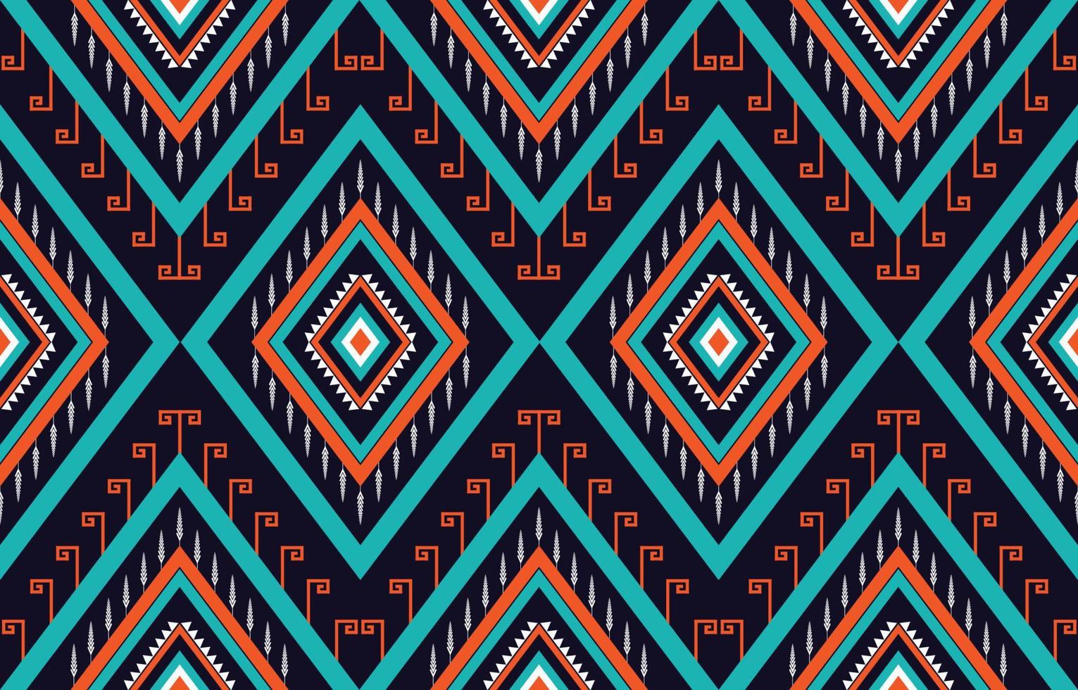 Ethnic pattern traditional background seamless pattern native Mexican textiles for print, fabric, carpet, batik, vector illustration embroidery style