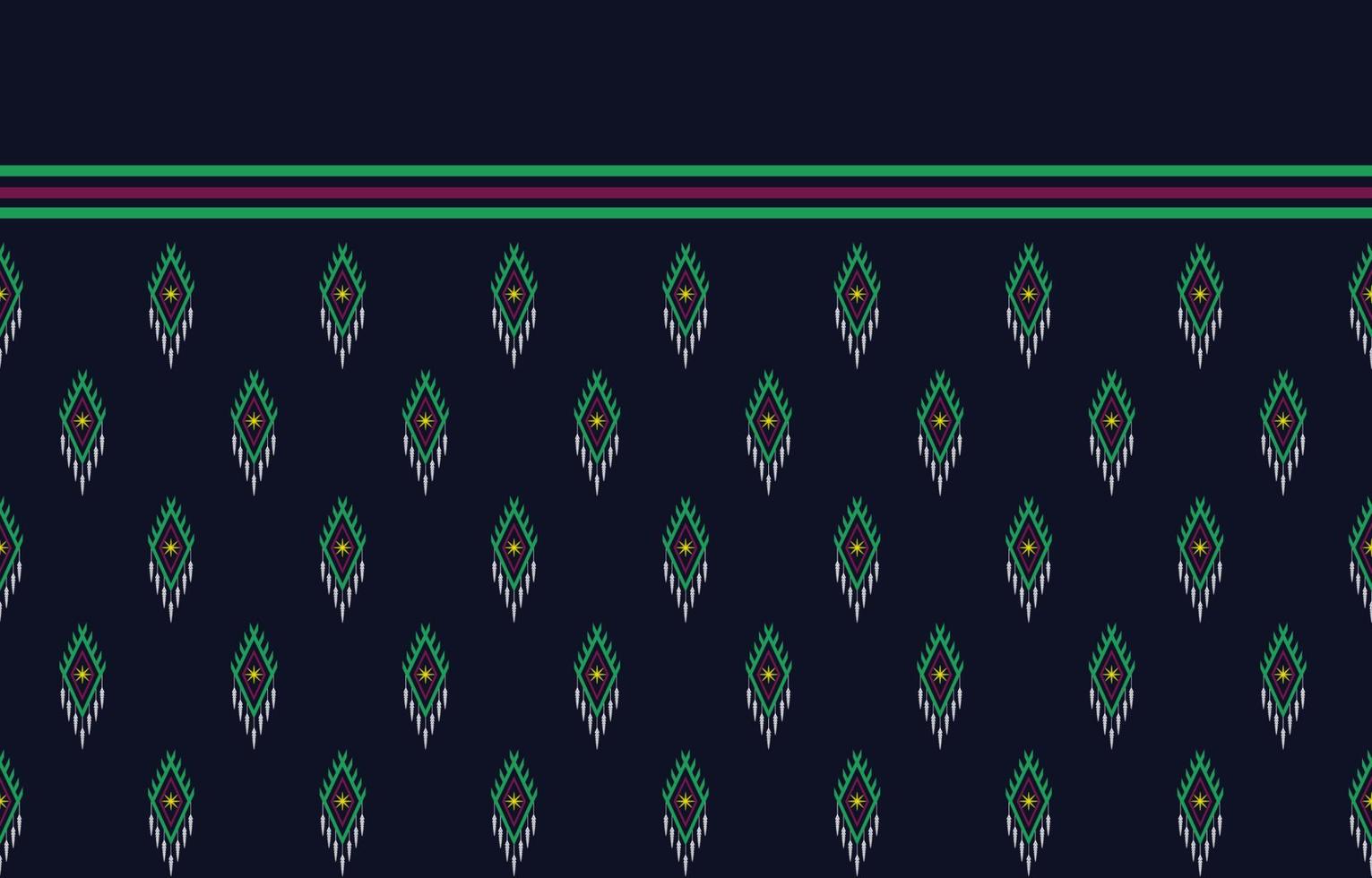 Ethnic pattern traditional background seamless pattern native Mexican textiles for print, fabric, carpet, batik, vector illustration embroidery style