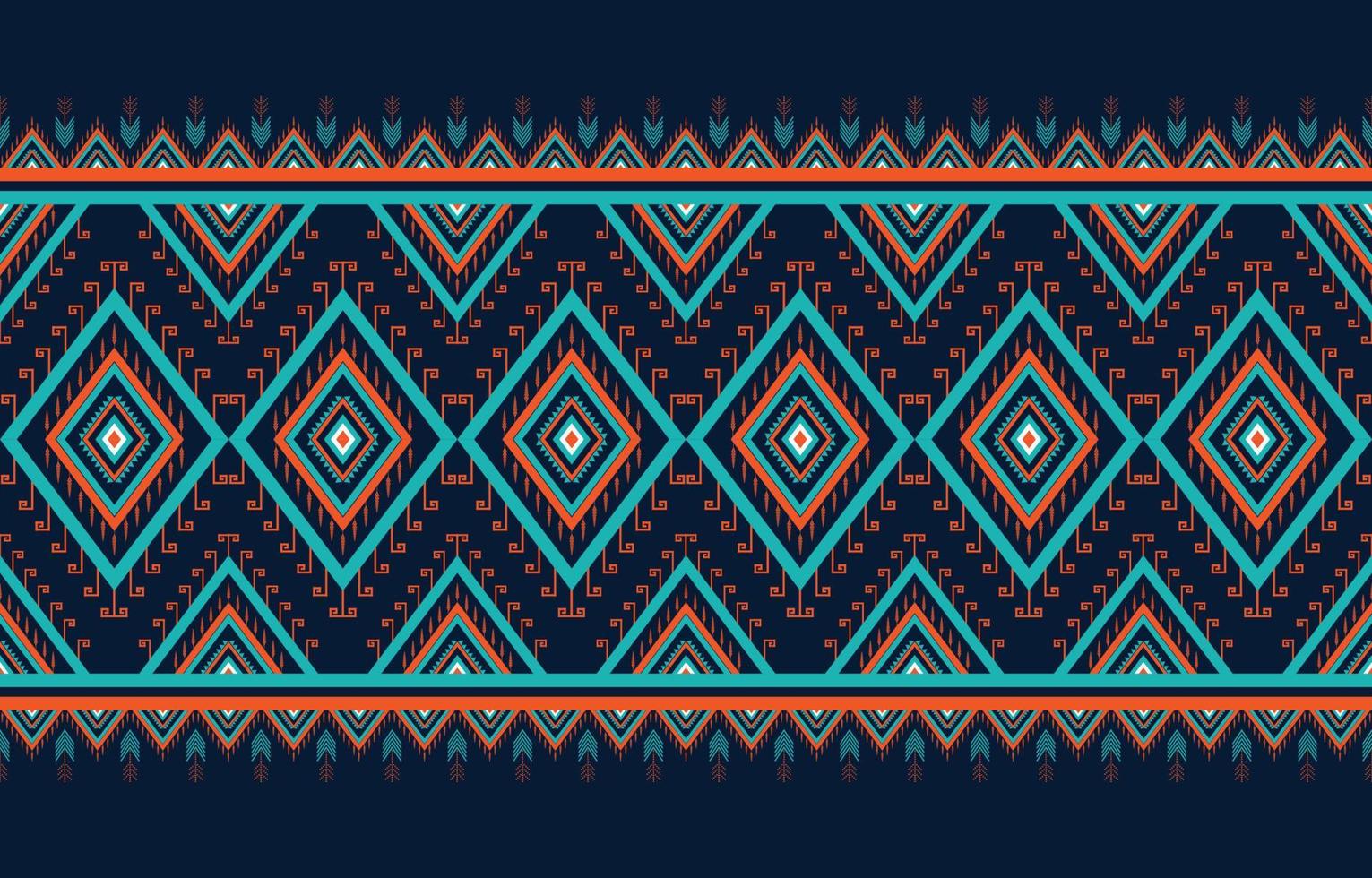 patrón étnico fondo tradicional patrón sin costuras textiles mexicanos nativos para impresión, tela, alfombra, batik, estilo de bordado de ilustración vectorial vector