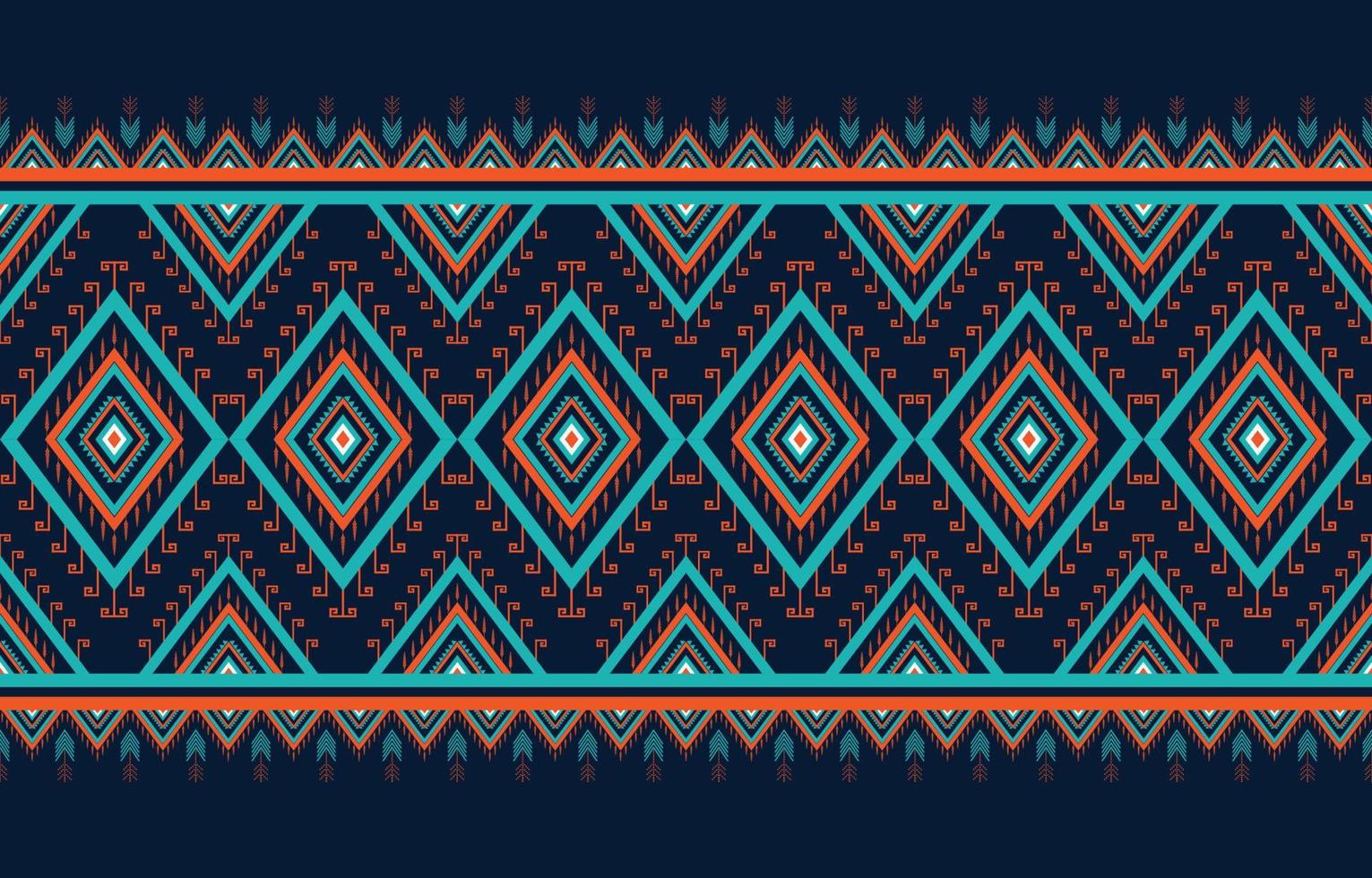 Ethnic pattern traditional background seamless pattern native Mexican textiles for print, fabric, carpet, batik, vector illustration embroidery style