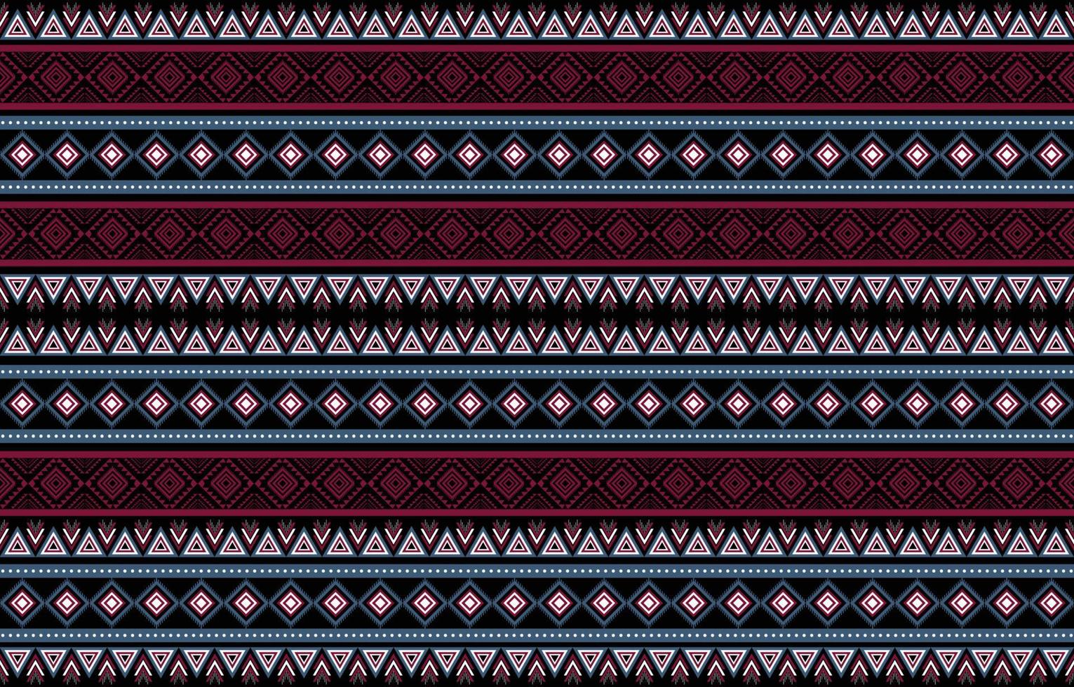 Ethnic pattern traditional background seamless pattern native Mexican textiles embroidery style for print, fabric, carpet, batik, vector illustration