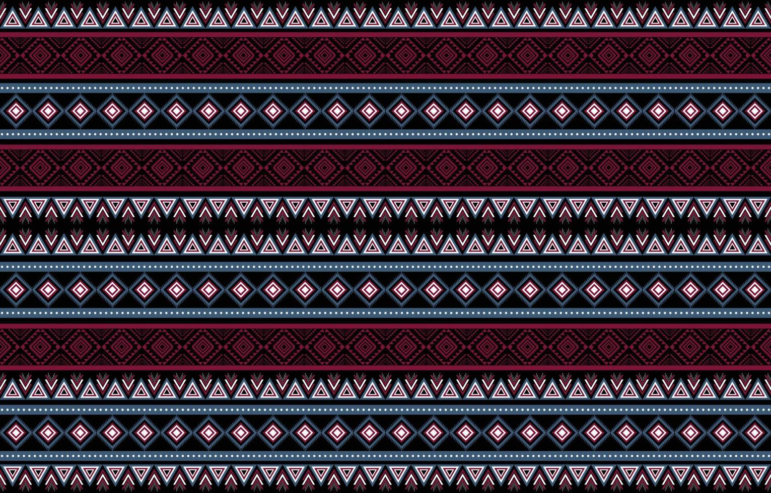 patrón étnico fondo tradicional patrón sin costuras textiles mexicanos nativos estilo de bordado para impresión, tela, alfombra, batik, ilustración vectorial vector