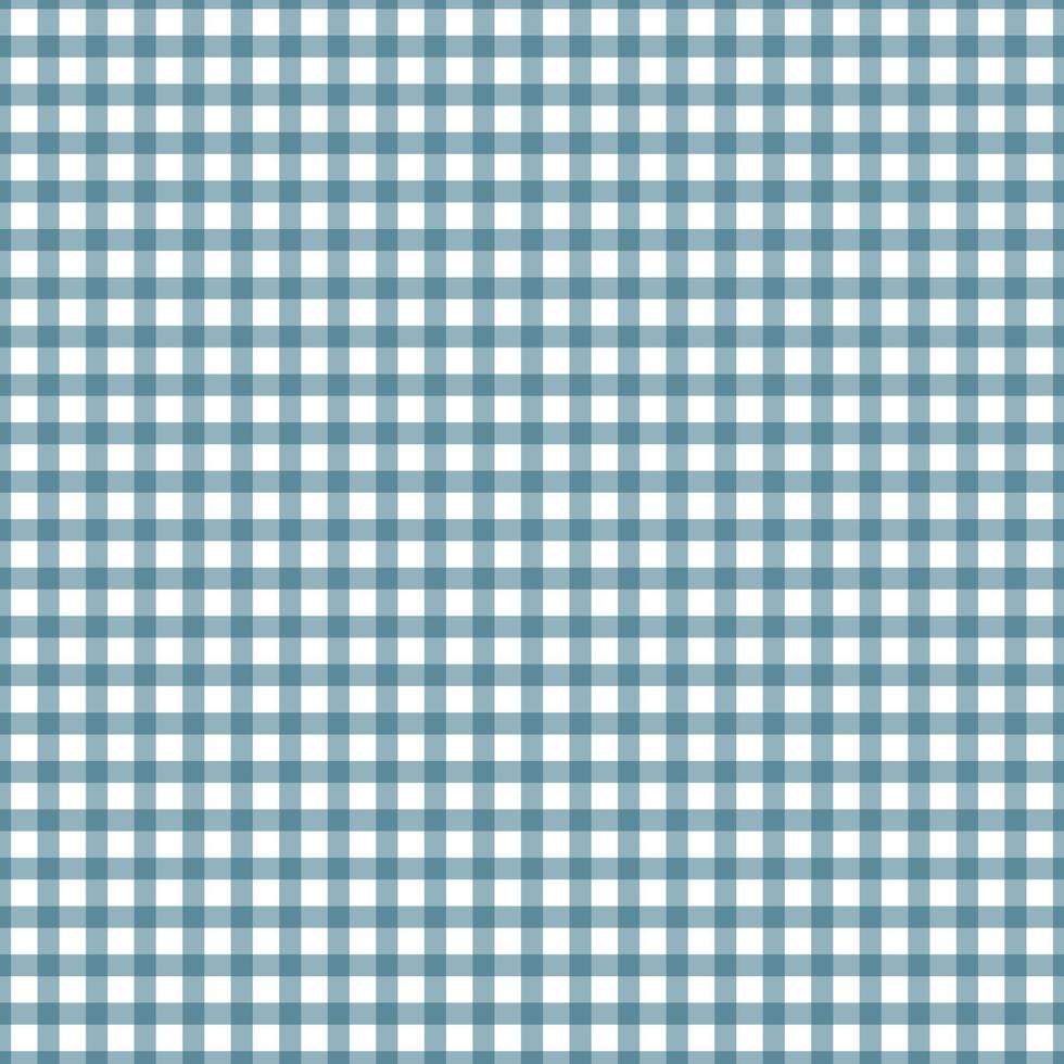Gingham pattern seamless Plaid repeat vector in blue and white. Design for print, tartan, gift wrap, textiles, checkered background for tablecloths.